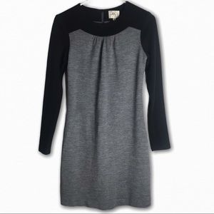 Milly Long Sleeve Wool Sweater Knit Dress